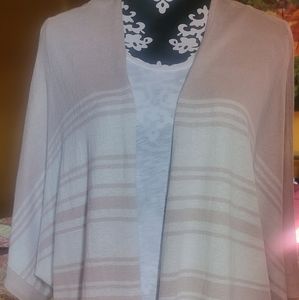 Gentle Fawn lux dress in cream & light brown size large